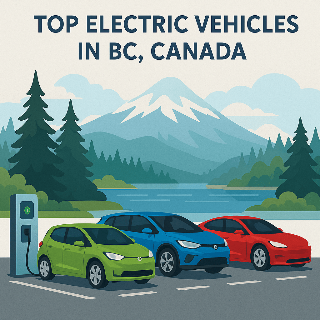Top Electric Vehicles in BC, Canada