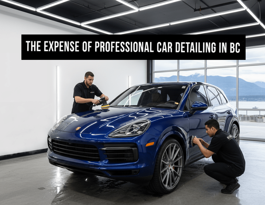 The Expense of Professional Car Detailing in BC