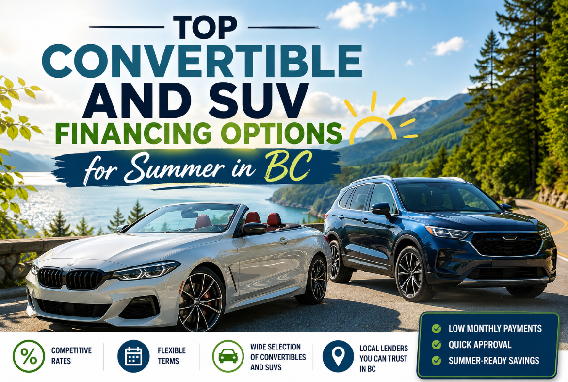 Top Convertible and SUV Financing Options for Summer in BC
